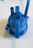 Bottom view of Afimilk type milk meter solenoid 133546