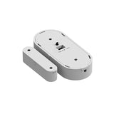 Photo of the rear of the wireless door contact showing the On/Off switch.