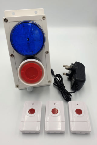 Wireless panic alarm kit