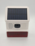 Alarm Wireless Solar Powered Outside External Siren 433MHz With Remotes