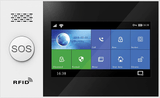 4G_Wireless_GSM_Intruder_Alarm_or_intruder_alarm_panel._It_is_wireless_and_works_with_4G. The alarm panel shown cloe up.
