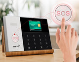 4G Wireless Intruder Burglar Alarm GSM Tuya WiFi With Screen