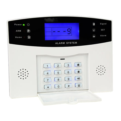 A burglar alarm or intruder alarm kit. This kit is wireless and works with 4G