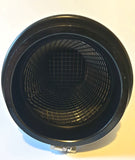 Inside view of a Fullwood clean air line cone filter for Fullwood pulastion filtering.