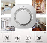 A photo of a wireless smoke detector for Wireless GSM smart alarms