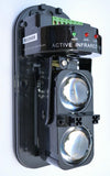  A wired dual beam infrared detector with the cover removed.