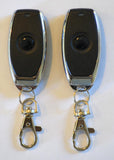 Remote control keyfobs for a driveway alarm
