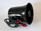 Side view of a 12v two tone siren 